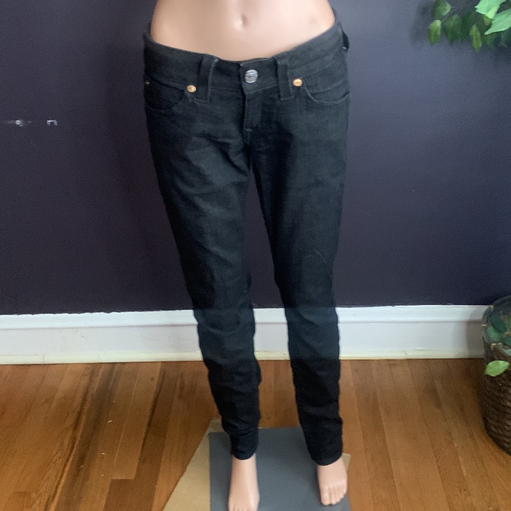 True Religion Black denim Skinny Jeans - Size 28